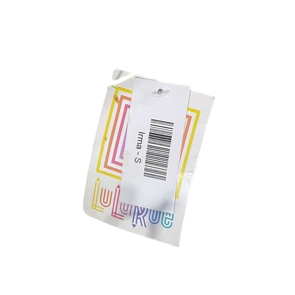 LuLaRoe Irma NWT SS Small Beautiful Pink Orange Black Oversized Tunic Top - Picture 4 of 16